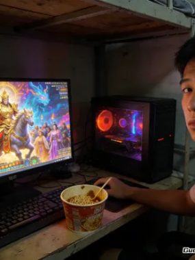 他把一个中年人捧成网游里的国王，最后只为换一张新显卡