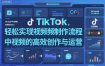 TikTok中视频制做流程，轻松实现Tk中视频的高效创作与运营