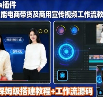 sora插件生成全能商用带货及宣传视频coze工作流拆解教程