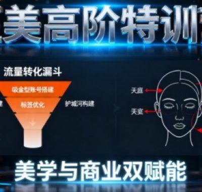 0-1000W医美高阶特训营课程，美学与商业双赋能