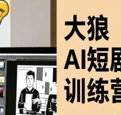 大狼AI短剧训练营-短剧课程（更新中）