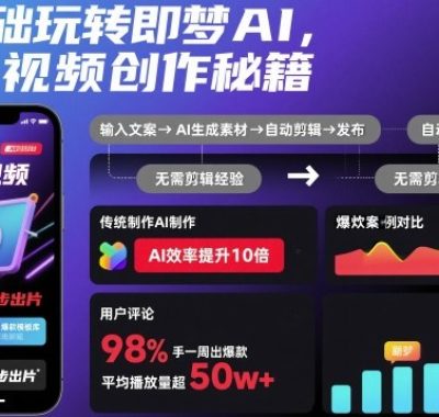 零基础玩转即梦AI,爆款视频创作秘籍
