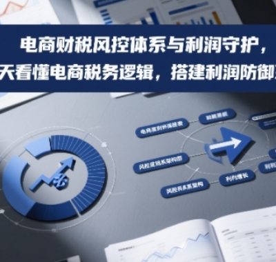 电商财税风控体系与利润守护，3天看懂电商税务逻辑，搭建利润防御系统