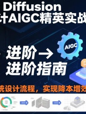 Stable Diffusion工业设计AIGC精英实战进阶营，彻底颠覆传统设计流程，实现降本增效