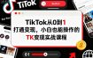 TikTok从0到1打通变现，小白也能操作的TK变现实战课程