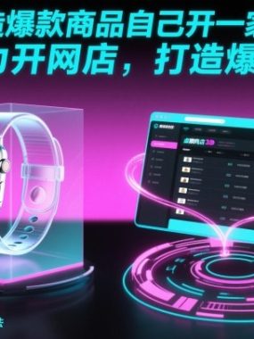 用AI打造爆款商品自己开一家AI网店，AI助力开网店，打造爆款商品