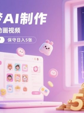 用即梦AI制作治愈系动画视频，16个视频涨粉13W，保守日入5张