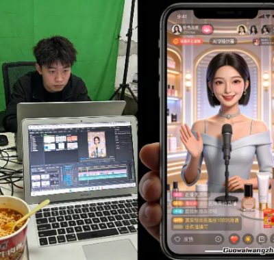 半夜刷到的AI主播，和朋友那个跑着代码的直播间