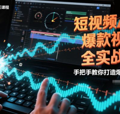 短视频AE爆款视觉全实战课，手把手教你打造爆款视频