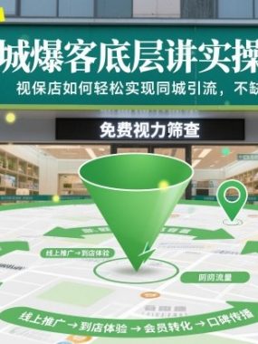 同城爆客底层实操课,视保店如何轻松实现同城引流,不缺客户!
