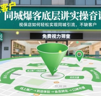 同城爆客底层实操课，视保店如何轻松实现同城引流，不缺客户！