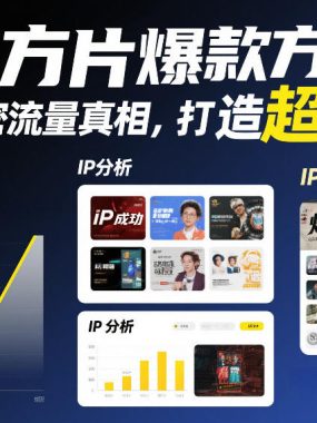 方片爆款方法论，解密流量真相，打造超头IP
