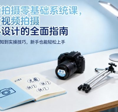 视频拍摄零基础系统课，专为视频拍摄新手设计的全面指南