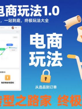 不备货电商玩法1.0，​无货源转型之路独家揭秘，一站到底，终极玩法大全