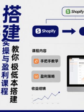 小淘出海站项目，搭建实操与盈利课程，手把手教你用极低成本搭建