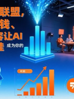 AI賺钱联盟，用AI賺钱、打造内容让AI成为你的賺钱外挂