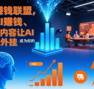AI賺钱联盟，用AI賺钱、打造内容让AI成为你的賺钱外挂