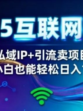 2025网创尽头王炸项目！私域IP+精准引流，新手小白在家躺賺日入1k，零经验也能上手【揭秘】