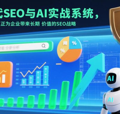 现代SEO与AI实战系统，一个能真正为企业带来长期价值的SEO战略（英语+中文字幕）