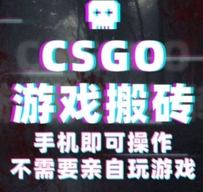 CSGO游戏挂G捡漏，单日扫货5张+，年底小高峰上车可吃肉，手机即可操作，兼职副业创业网创【揭秘】