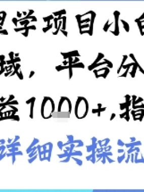 AI+心理学项目，小白可做，变现渠道多【带货，私域，平台分成，收徒】单日收益1k