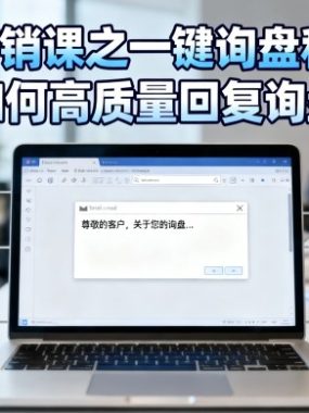 外贸营销课之一键询盘秒杀单,如何高质量回复询盘