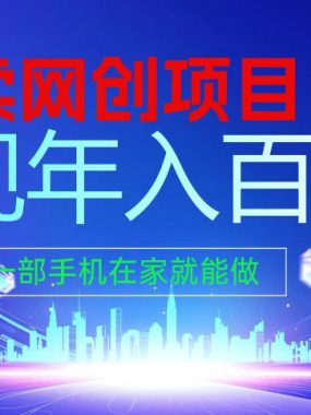 2026年通过“卖项目”实现年入百个W，一部手机在家就能做【揭秘】
