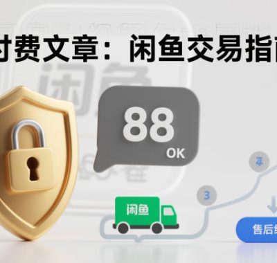 付费文章：闲鱼交易指南，怎么才能降低被坑被马扁的概率