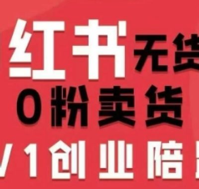 小红书无货源0粉电商课，开店准备、选品策略、笔记撰写、视频剪辑、数据分析、账号打造、资料文档（更新）