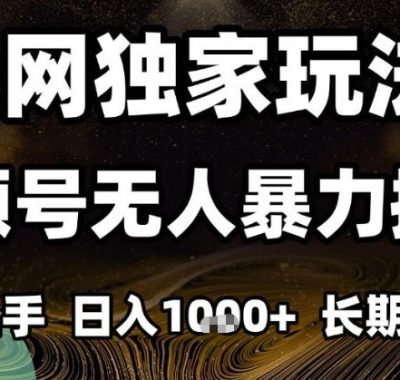 年底最新独家视频号无人直播撸礼物，小白也能轻松日入1k+，长期稳定，可批量复制【揭秘】