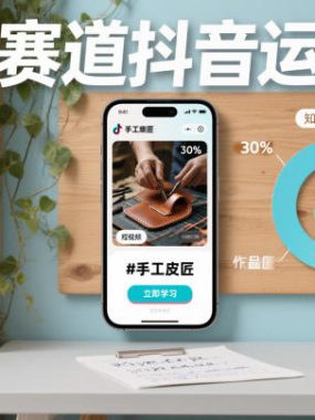手工赛道抖音运营课，手工赛道流量运营
