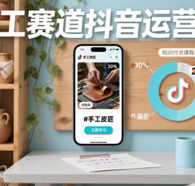 手工赛道抖音运营课，手工赛道流量运营