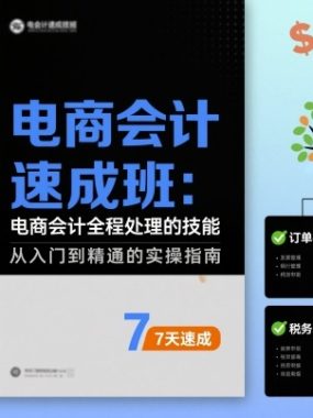 电商会计速成班，电商会计全程处理的技能