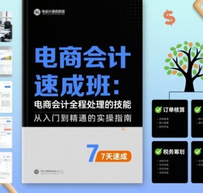 电商会计速成班，电商会计全程处理的技能