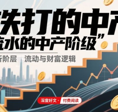 付费文章：铁打的中产，流水的中产阶级