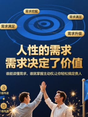 人性的需求，需求决定了价值，谁能读懂需求，谁就掌握主动权，让你轻松搞定贵人【文档】