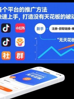 网盘拉新各个平台的推广方法，新手也能快速上手，打造没有天花板的被动收入