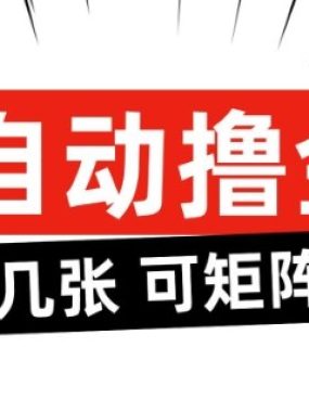 AI自动撸金，日入几张，全自动不占用时间，可矩阵批量放大操作【揭秘】