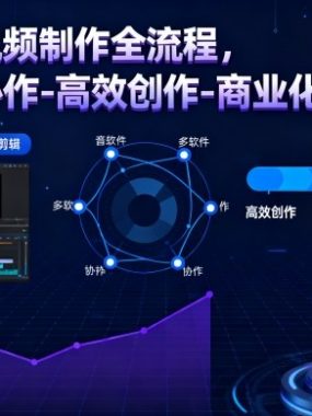 AI商业视频制作全流程，多软件协作-高效创作-商业化落地