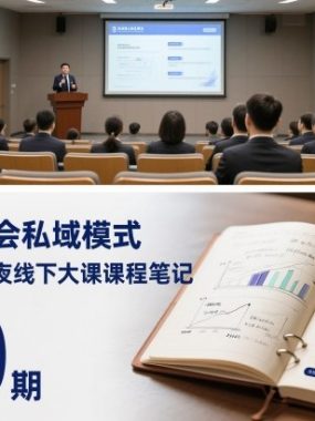 波波山顶会私域模式60期三天两夜线下大课课程笔记（文档）