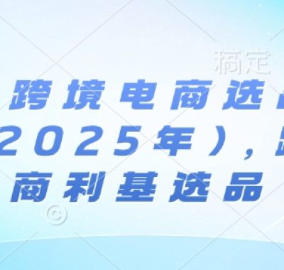 亚马逊跨境电商选品案例(更新2025年10月)，跨境电商利基选品