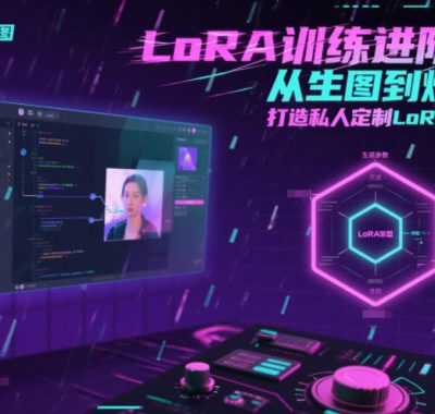 LoRA训练进阶课，从生图到炼丹，打造私人定制LoRA模型