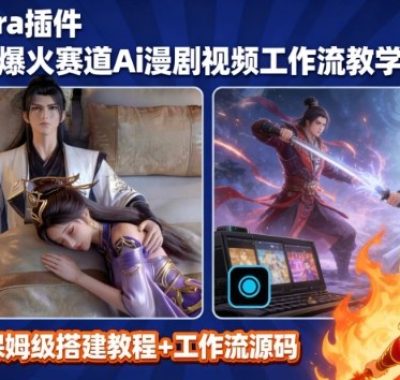 SORA2一键生成AI漫剧视频coze工作流搭建教程，小白轻松入局漫剧圈