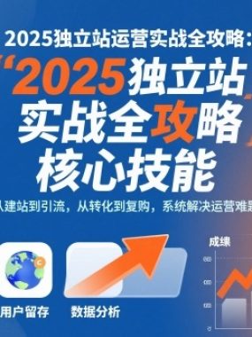 2025独立站运营实战全攻略，一站式掌握独立站运营核心技能
