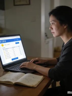 在网上回答了三千份问卷之后，她用积分给家里换了台微波炉