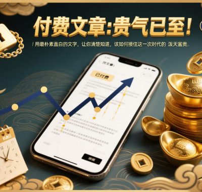 付费文章：贵气已至！用最朴素直白的文字，让你清楚知道，该如何接住这一次时代的泼天富贵