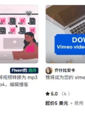 出海赚钱实战指南！在Fiverr做视频代下载服务赚美元