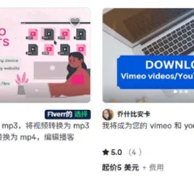 出海赚钱实战指南！在Fiverr做视频代下载服务赚美元