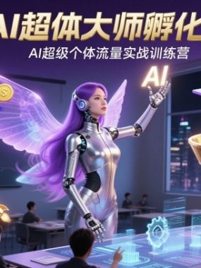 AI超体大师孵化班，AI超级个体流量实战训练营