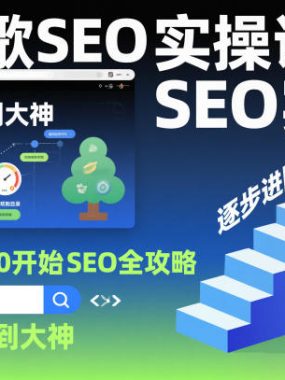 谷歌SEO实操课，Google从0开始SEO全攻略，逐步进阶到大神
